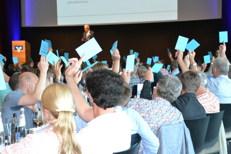 Vertreterversammlung Abstimmung